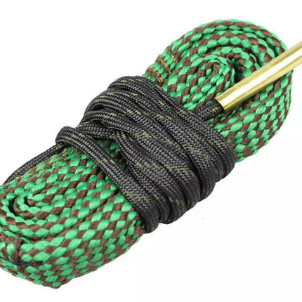 Ginklo valymo strypas su integruotais šepečiais