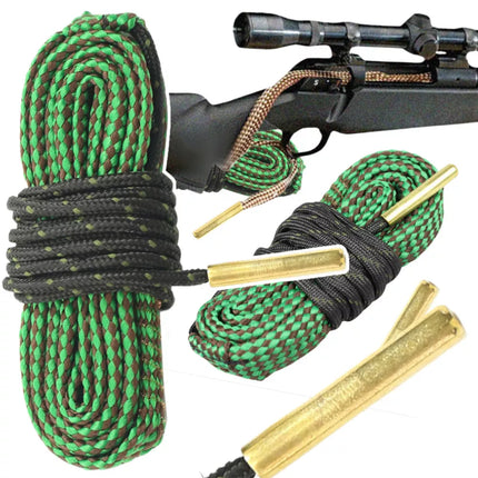 Ginklo valymo strypas su integruotais šepečiais