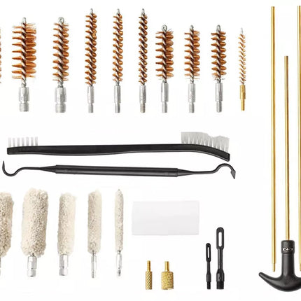 Šautuvo valymo rinkinys dėkle, valymo strypas 28 El