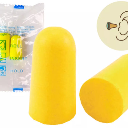 Triukšmą slopinantys ausų kištukai, 24,5 mm, 13 mm