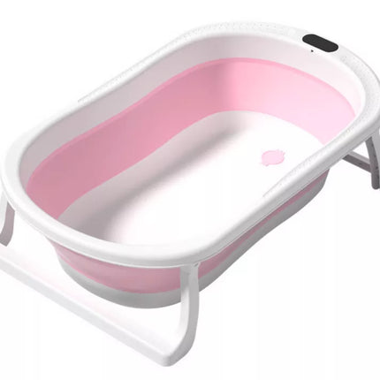 Sulankstoma vonia neslystančiomis kojelėmis, rožinė