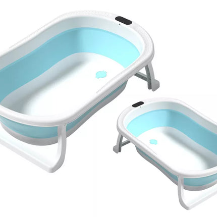 Sulankstoma vonia, neslystančios kojelės, mėlyna