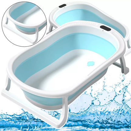 Sulankstoma vonia, neslystančios kojelės, mėlyna