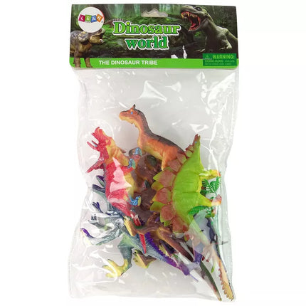 Spalvotos dinozaurų figūrėlės, 6 vnt.