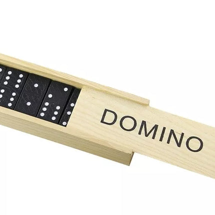 Dėžutė su domino kauliukais, 28 vnt.