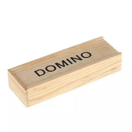 Dėžutė su domino kauliukais, 28 vnt.