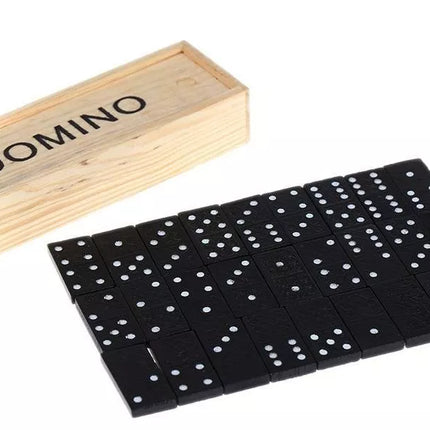 Dėžutė su domino kauliukais, 28 vnt.