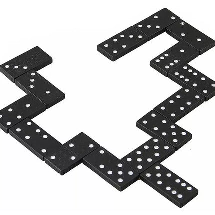 Dėžutė su domino kauliukais, 28 vnt.