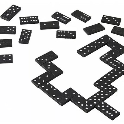 Dėžutė su domino kauliukais, 28 vnt.