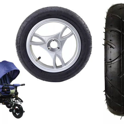 Plastikinis ratas su gumine padanga (pripučiama) PRO 700 priekinis