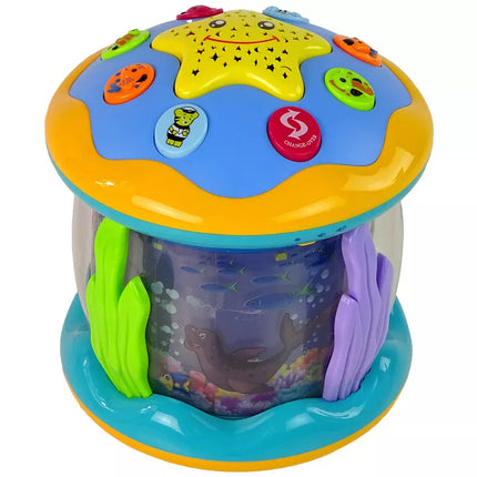 Daugiafunkcinis interaktyvus žvaigždžių projektorius Naktinė lemputė Povandeninis melodijų pasaulis