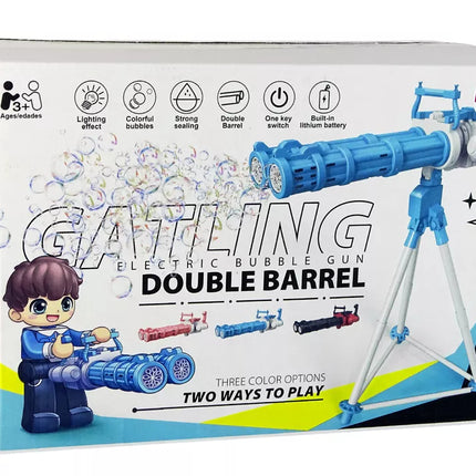 Muilo burbulų pistoletas ant trikojo, rožinis