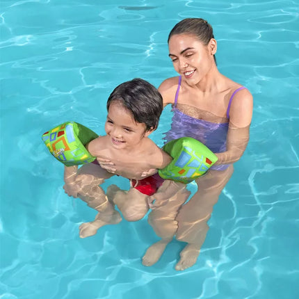 Žalios spalvos plaukimo rankovės Bestway 32182 S/M