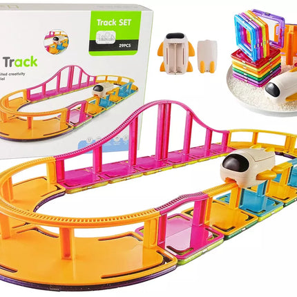 Magnetiniai konstrukciniai blokeliai „Sky Track“, 29 dalys