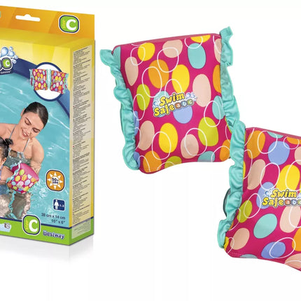 Rožinės Bestway 32183 M/L plaukimo rankovės