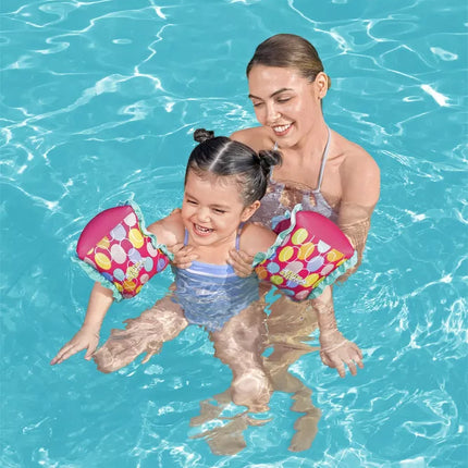 Rožinės Bestway 32183 M/L plaukimo rankovės