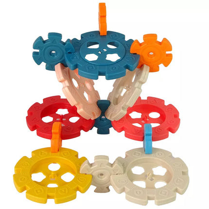 Konstrukciniai "Snowflake" blokeliai, 52 elementai