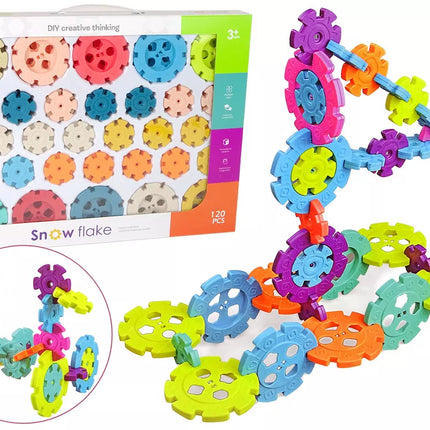 Konstruktorius "Snaigės", 120 elementų