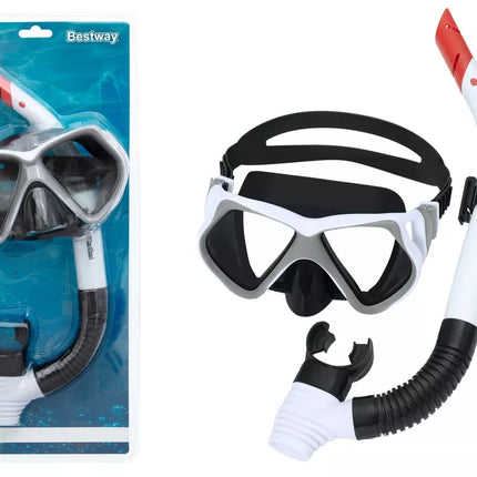 Nardymo rinkinys baltas kaukė vamzdelis Bestway 24069