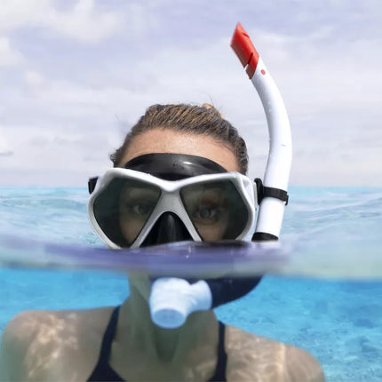 Nardymo rinkinys baltas kaukė vamzdelis Bestway 24069