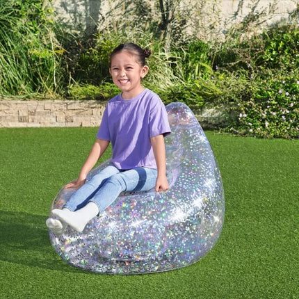 Pripučiamas blizgučių fotelis 72 x 72 x 64 cm Bestway 75105