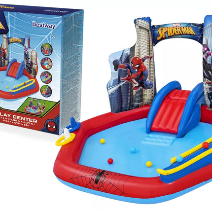 Pripučiamas žaidimų centras Žmogus-voras 211 x 206 x 127 cm Bestway 98793