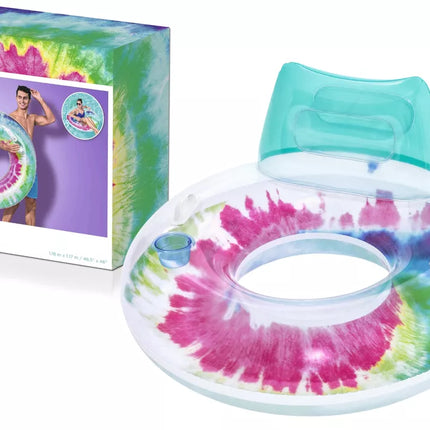 Pripučiamas plaukimo ratas Tie-dye 118 cm Bestway 43637