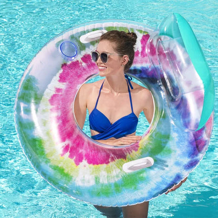 Pripučiamas plaukimo ratas Tie-dye 118 cm Bestway 43637