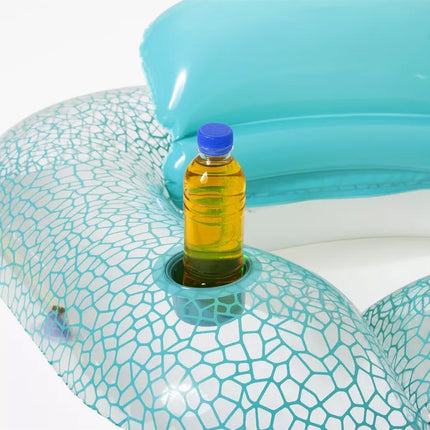 Pripučiamas plaukimo ratas Mėlynas 102 x 94 cm Bestway 43097