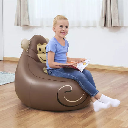 Pripučiamas fotelis beždžionė 72 x 72 x 64 cm Bestway 75116