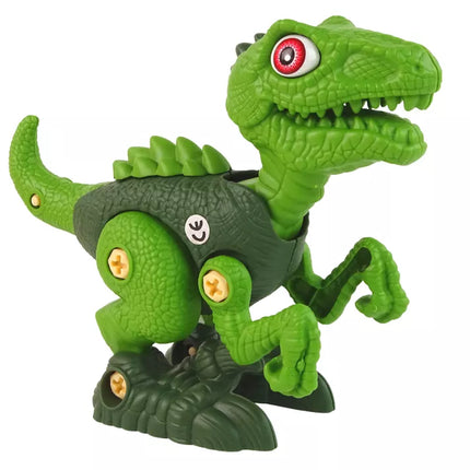 Išardomas dinozauras „pasidaryk pats“, žalias
