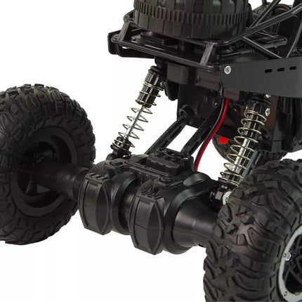 RC Rover 1:16 automobilis, juodas, nuotoliniu būdu valdoma transporto priemonė