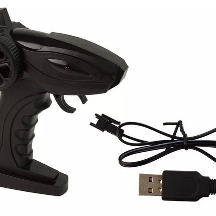 RC Rover 1:16 automobilis, juodas, nuotoliniu būdu valdoma transporto priemonė