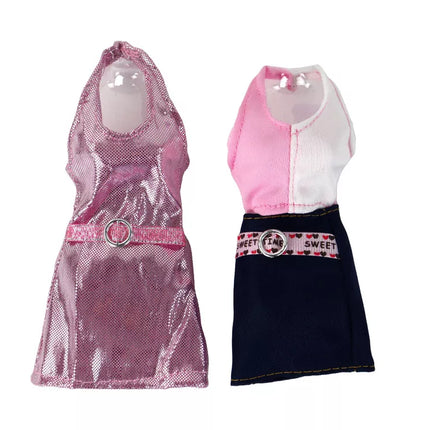 Lėlių rinkinys su persirengimo lagaminu ir rankine – nuotykių ieškotojams