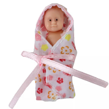 Lėlių šeima Berniukas Mergaitė Šviesūs plaukai Nėštumas