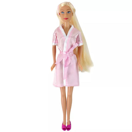 Vaikiškas lėlės chalatas Tualetas Vonia Vonios kambarys