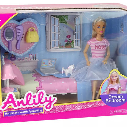 Anlily lėlė miegamojo baldų ir aksesuarų kategorijoje vaikams