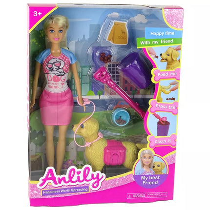 Žaislų rinkinys „Augintinis ir maisto lėlė“