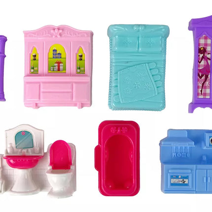 Lėlių namelių baldai ir aksesuarai