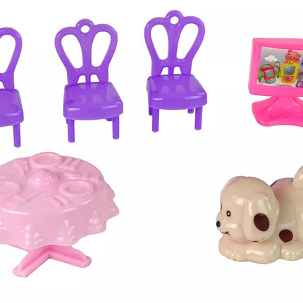 Lėlių namelių baldai ir aksesuarai