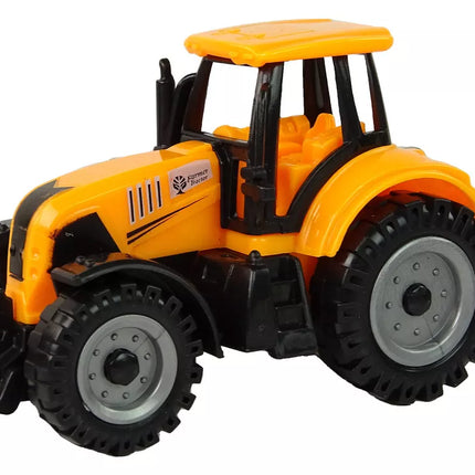 Ūkinis traktorius su dideliais ratais, 3 spalvų