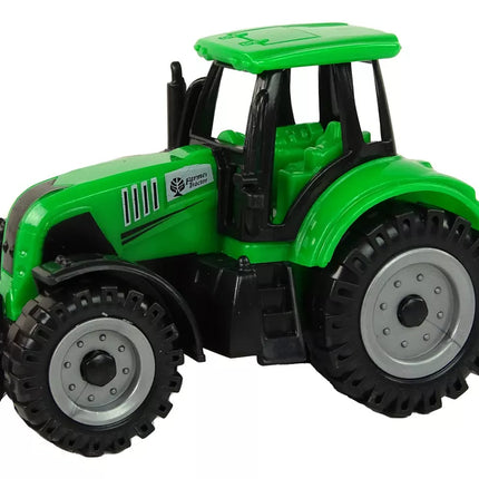 Ūkinis traktorius su dideliais ratais, 3 spalvų