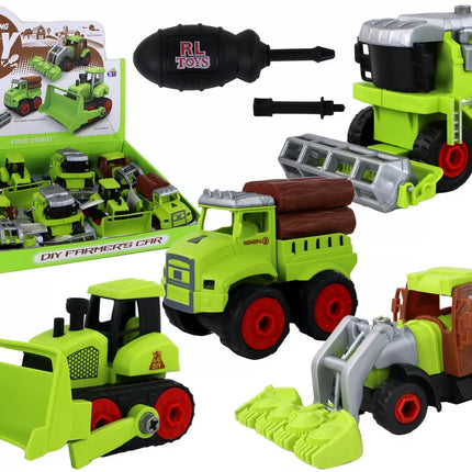 Žemės ūkio transporto priemonės, skirtos surinkti ir išardyti „pasidaryk pats“