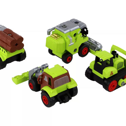 Žemės ūkio transporto priemonės, skirtos surinkti ir išardyti „pasidaryk pats“