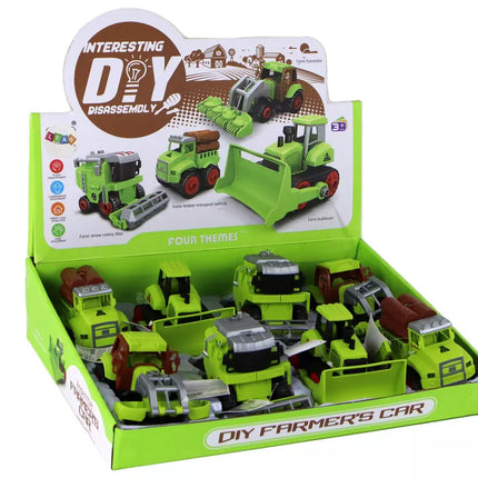 Žemės ūkio transporto priemonės, skirtos surinkti ir išardyti „pasidaryk pats“