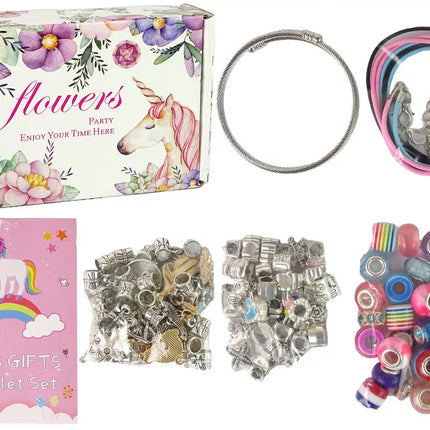 ""Pasidaryk pats" apyrankių gamybos rinkinys, 90 karoliukų"