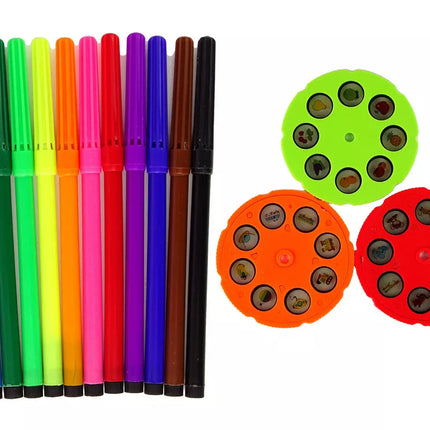 Projektoriaus piešimo stalas rožinis su labirinto stalčiumi