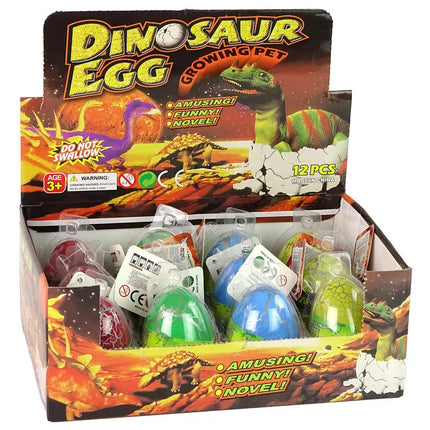 Dovėkio stebuklingas dinozauras, auginamas 6 cm, spalvingas.