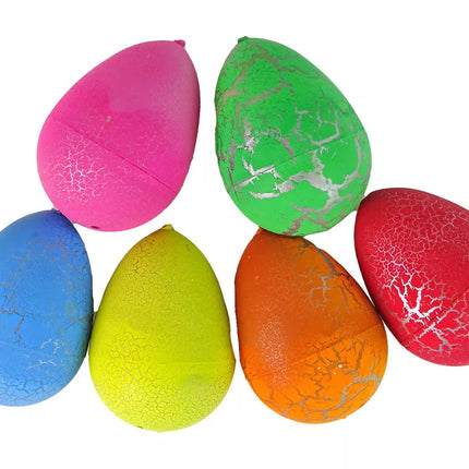 Dinozaurų kiaušinis, auginantis 6 cm spalvas.