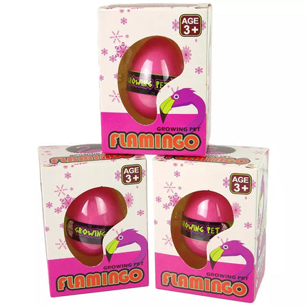 Augantis flamingas kiaušinis 6cm rožinis